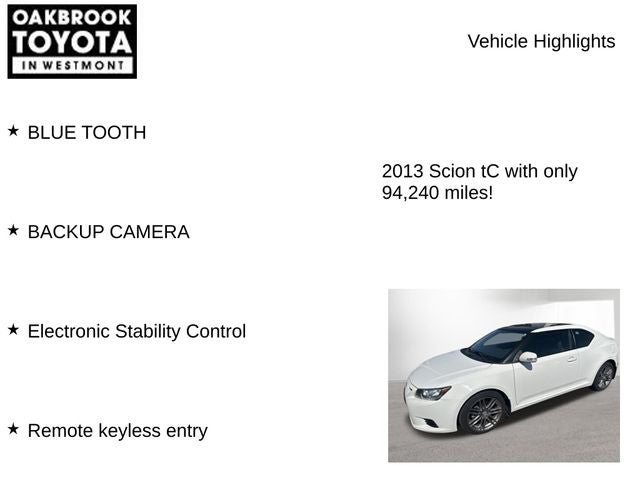 2013 Scion tC Base