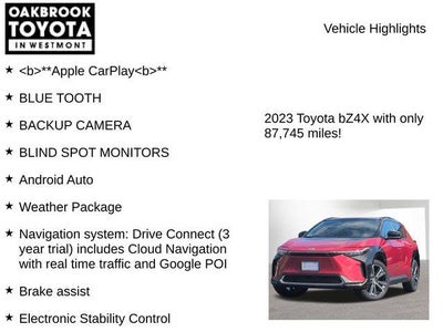 2023 Toyota bZ4X Limited