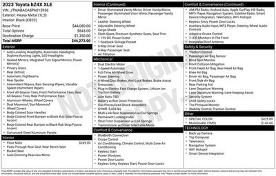 2023 Toyota bZ4X XLE