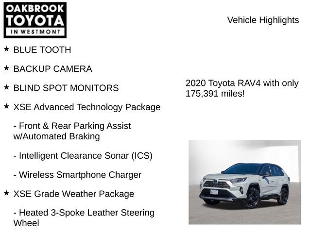 2020 Toyota RAV4 HYBRID XSE