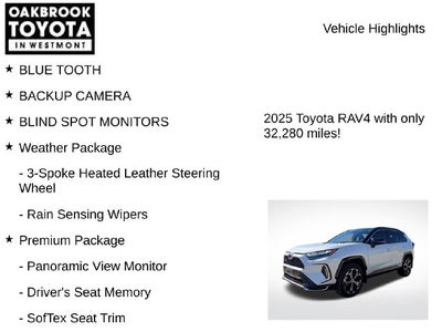 2025 Toyota RAV4 Plug-In Hybrid XSE