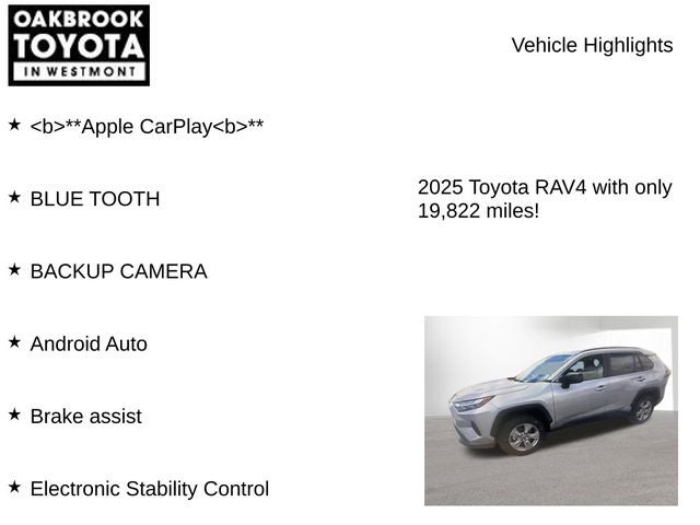 2025 Toyota RAV4 Hybrid LE