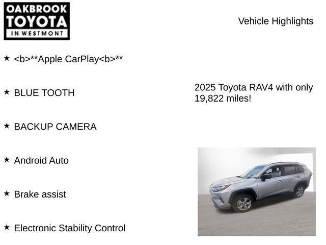 2025 Toyota RAV4 HYBRID LE