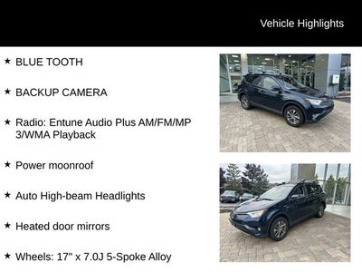 2017 Toyota RAV4 Hybrid XLE
