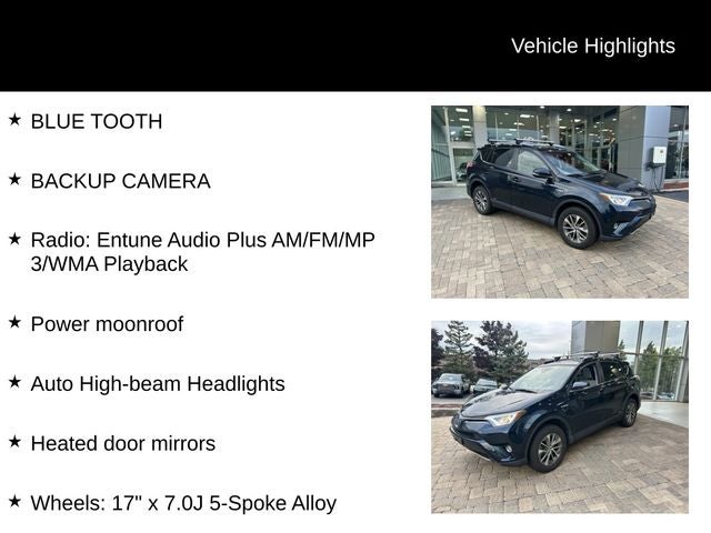 2017 Toyota RAV4 Hybrid XLE