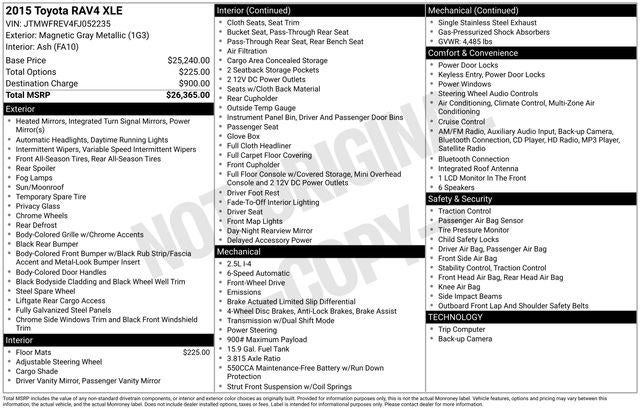 2015 Toyota RAV4 XLE