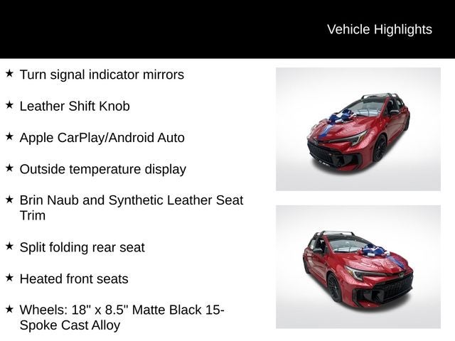 2026 Toyota GR Corolla Premium Plus