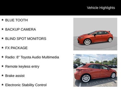 2026 Toyota Corolla Hatchback SE