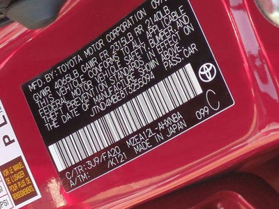 2026 Toyota COROLLA HATCHBACK SE