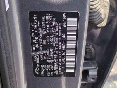 2016 Hyundai Tucson SE