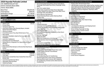 2020 Hyundai Palisade Limited