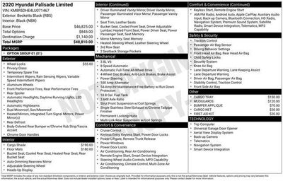 2020 Hyundai Palisade Limited