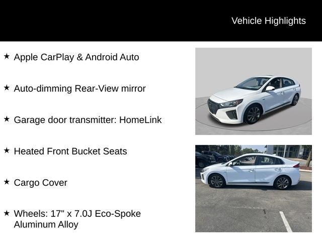 2019 Hyundai Ioniq Limited