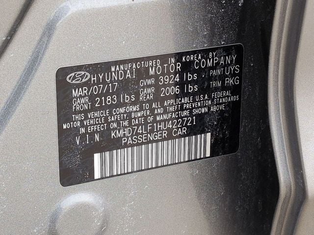 2017 Hyundai Elantra SE