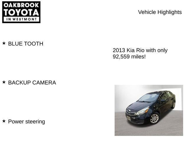 2013 Kia Rio EX