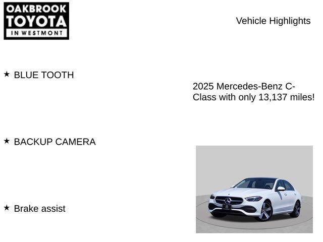 2025 Mercedes-Benz C-Class Sedan C 300 - Photo 42