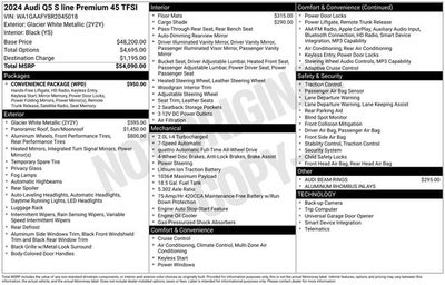 2024 Audi Q5 45 S line Premium quattro