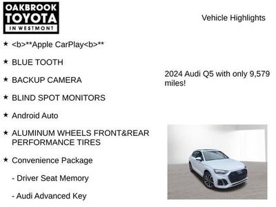 2024 Audi Q5 45 S line Premium quattro