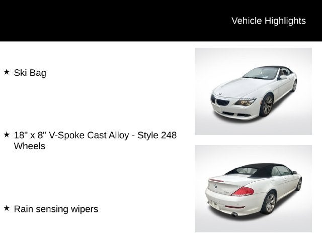 2008 BMW 650i 650i