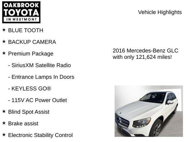 2016 Mercedes-Benz GLC-Class GLC 300 4MATIC®