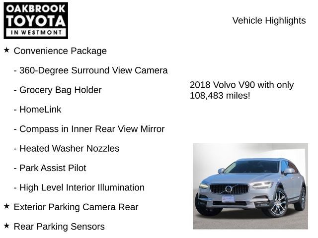 2018 Volvo V90CC T6 AWD