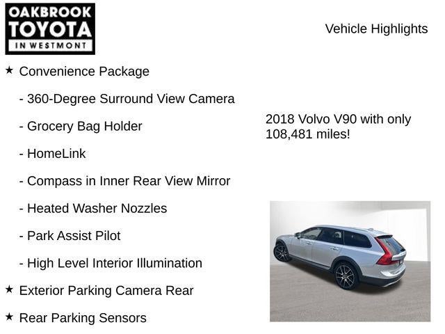 2018 Volvo V90CC T6 AWD