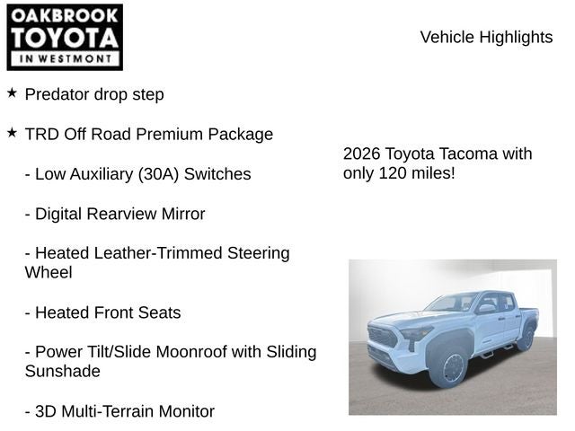 2026 Toyota Tacoma TRD Off-Road