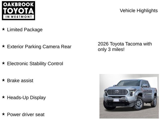 2026 Toyota Tacoma Limited