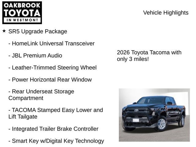 2026 Toyota Tacoma SR5