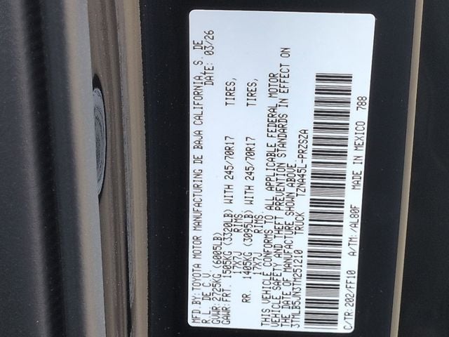 2026 Toyota Tacoma SR5