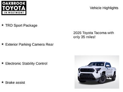 2026 Toyota Tacoma TRD Sport