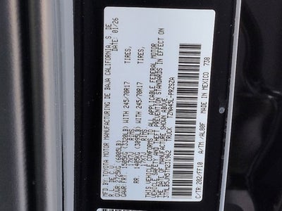 2026 Toyota Tacoma SR5