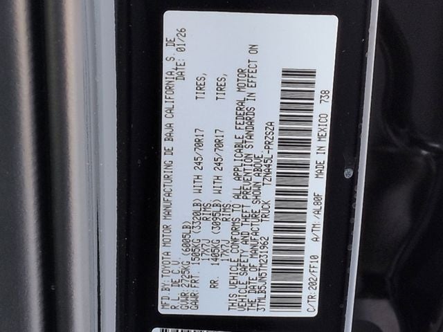 2026 Toyota Tacoma SR5