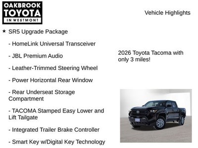 2026 Toyota Tacoma SR5