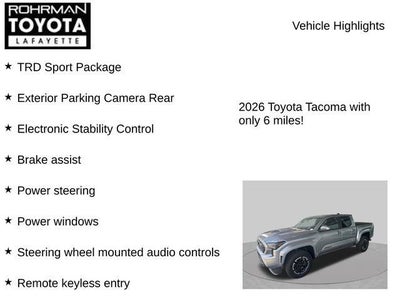 2026 Toyota Tacoma TRD Sport