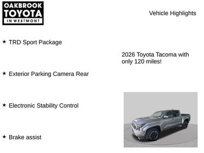 2026 Toyota Tacoma TRD Sport