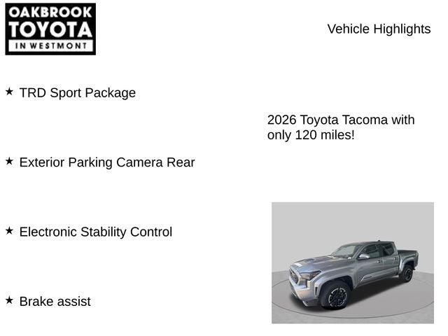2026 Toyota Tacoma TRD Sport