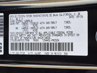 2026 Toyota Tacoma SR5