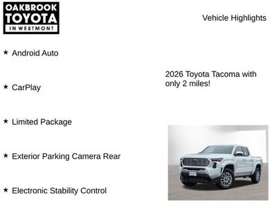 2026 Toyota Tacoma Limited