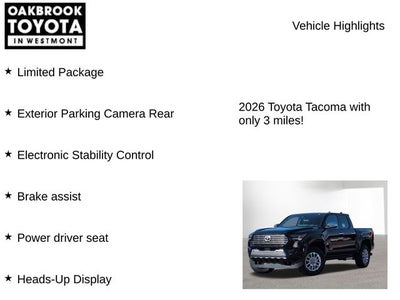 2026 Toyota Tacoma i-FORCE MAX Tacoma Limited