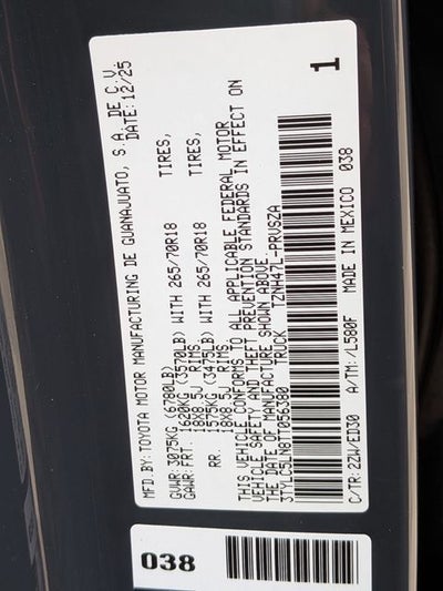 2026 Toyota Tacoma i-FORCE MAX Tacoma TRD Pro