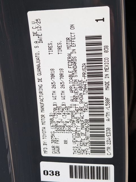 2026 Toyota Tacoma i-FORCE MAX Tacoma TRD Pro