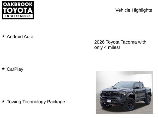 2026 Toyota Tacoma i-FORCE MAX Tacoma TRD Pro