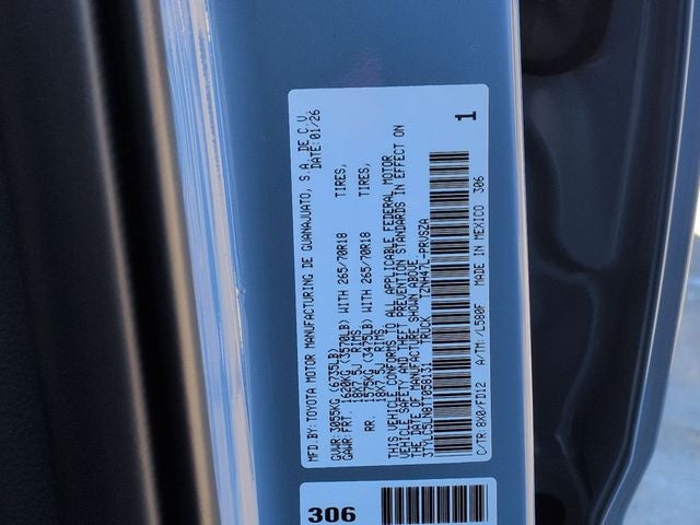 2026 Toyota Tacoma i-FORCE MAX Tacoma TRD Off-Road