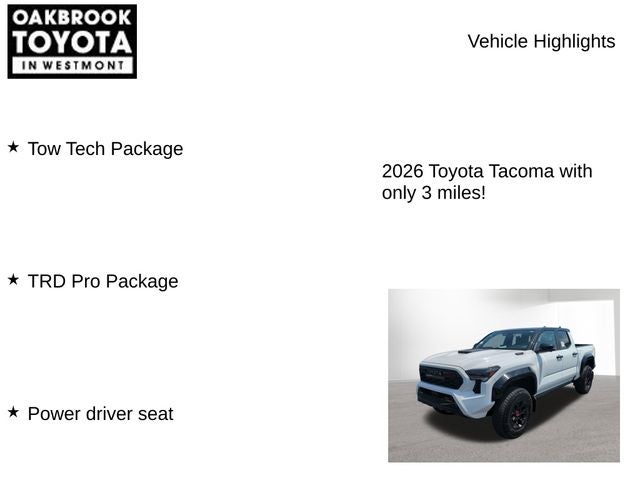 2026 Toyota Tacoma i-FORCE MAX Tacoma TRD Pro