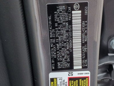 2026 Toyota Camry XLE AWD