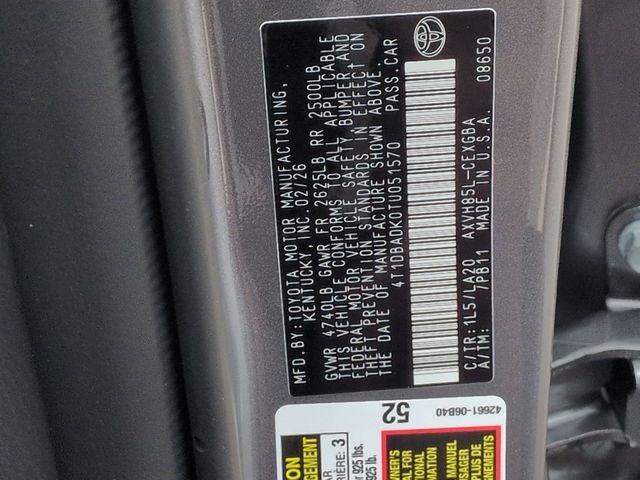 2026 Toyota Camry XLE AWD