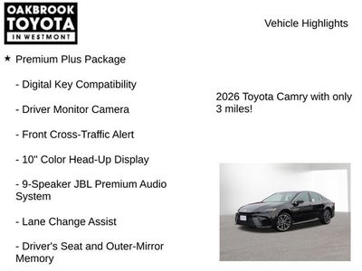 2026 Toyota Camry XLE AWD