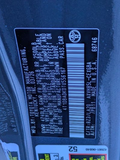 2026 Toyota Camry XLE AWD