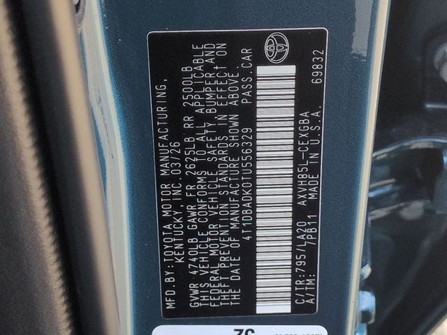 2026 Toyota Camry XLE AWD